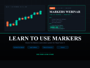 Markers Webinar – NinjaTrader 8 indicator